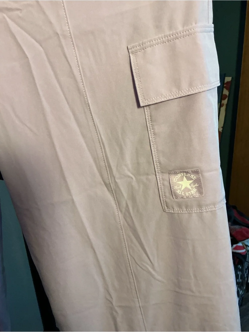 NWT Converse Girls Wide Leg Cargo Pants Size Large (11–12 Years)‎